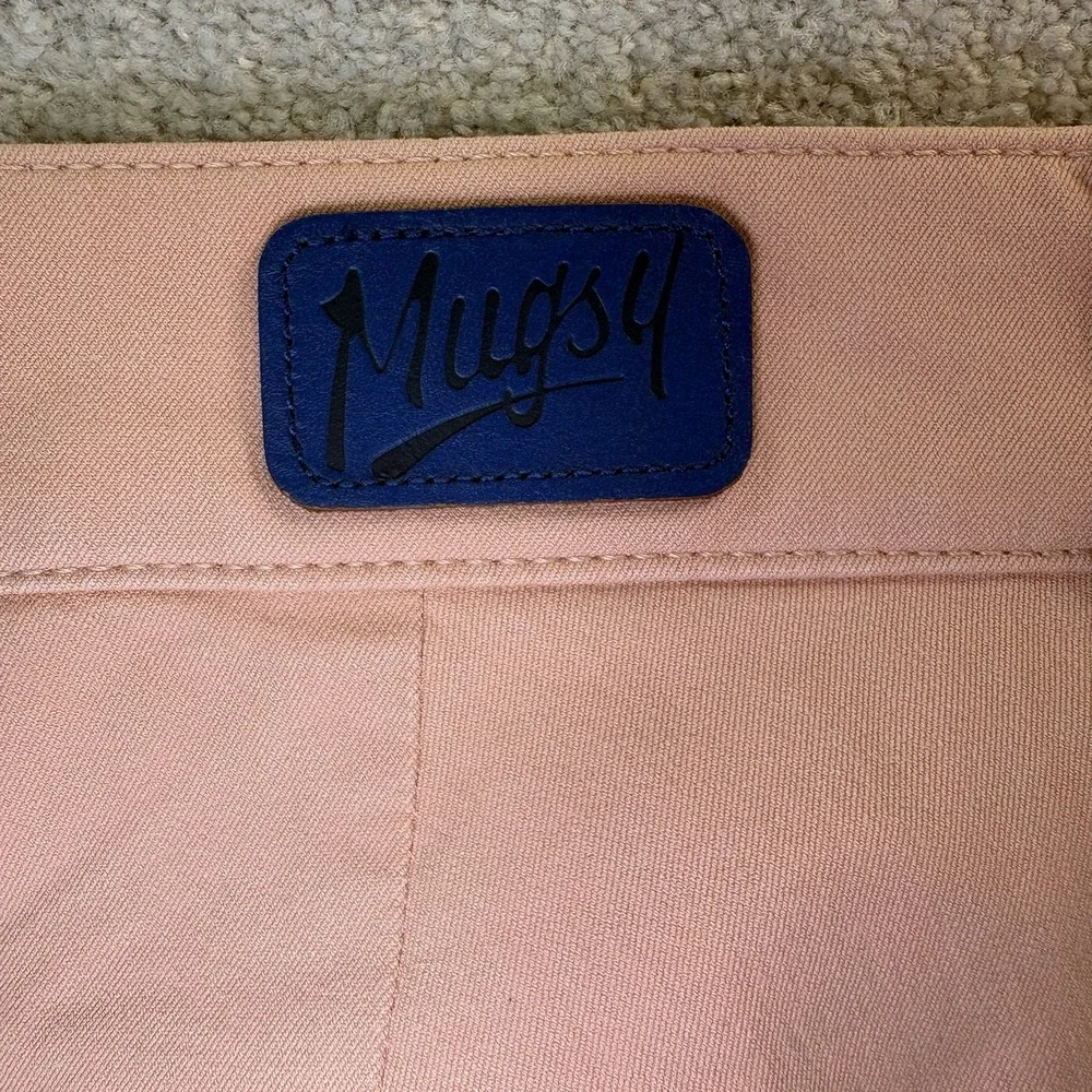 Mugsy Savannahs Classic Performance Chinos in Peach Size 35x30 Mens Pants Nice!